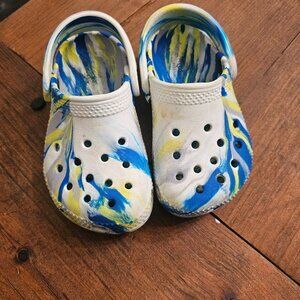 Toddler Tye Dye Crocs